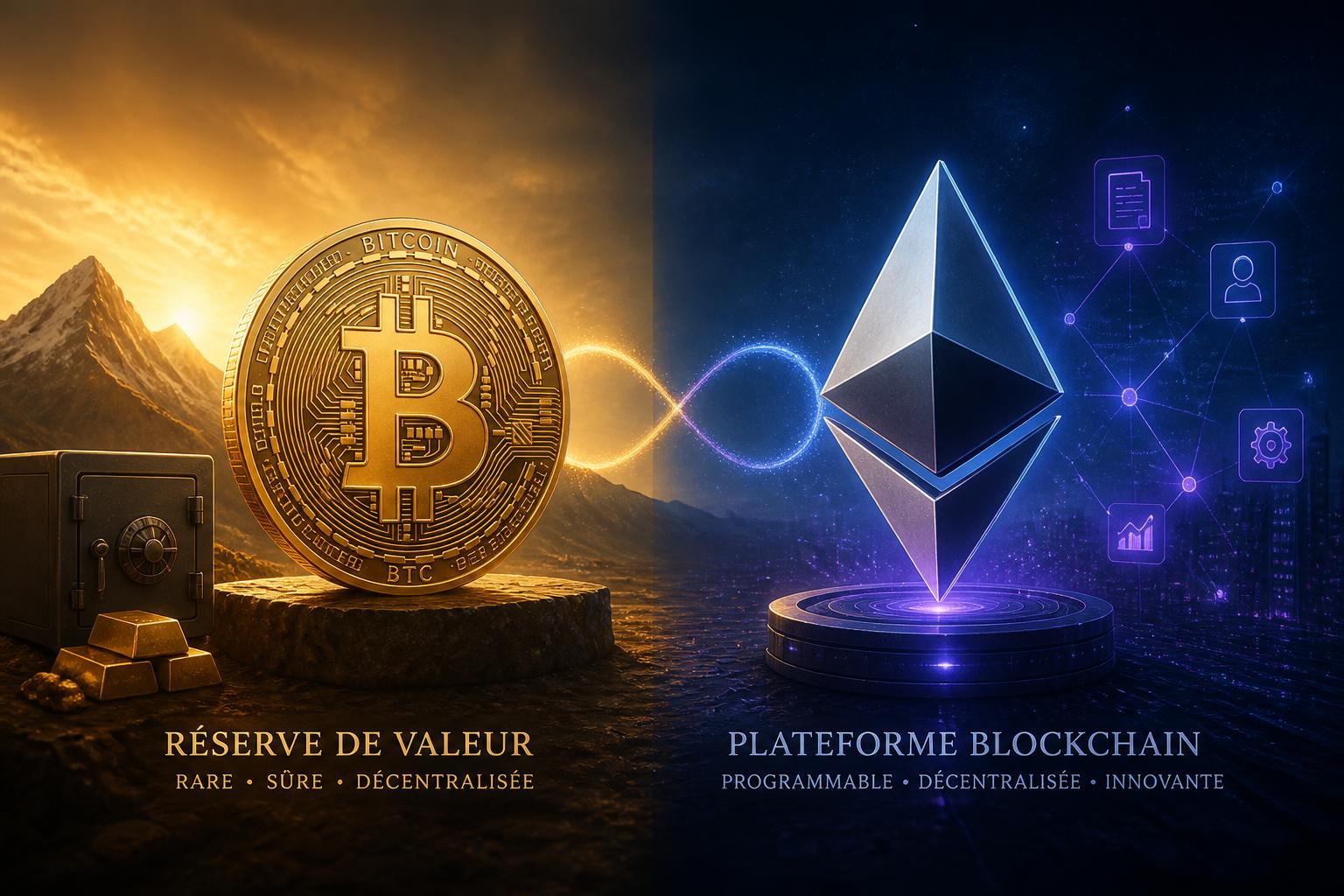 découvrez les différences clés entre bitcoin et ethereum pour mieux comprendre ces cryptomonnaies et choisissez l'investissement qui correspond le mieux à vos objectifs financiers.