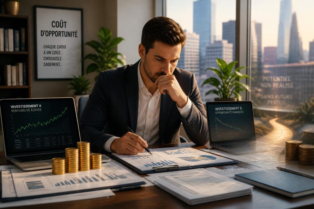 découvrez le concept clé du coût d'opportunité et apprenez comment l'utiliser pour optimiser vos investissements et maximiser vos gains.