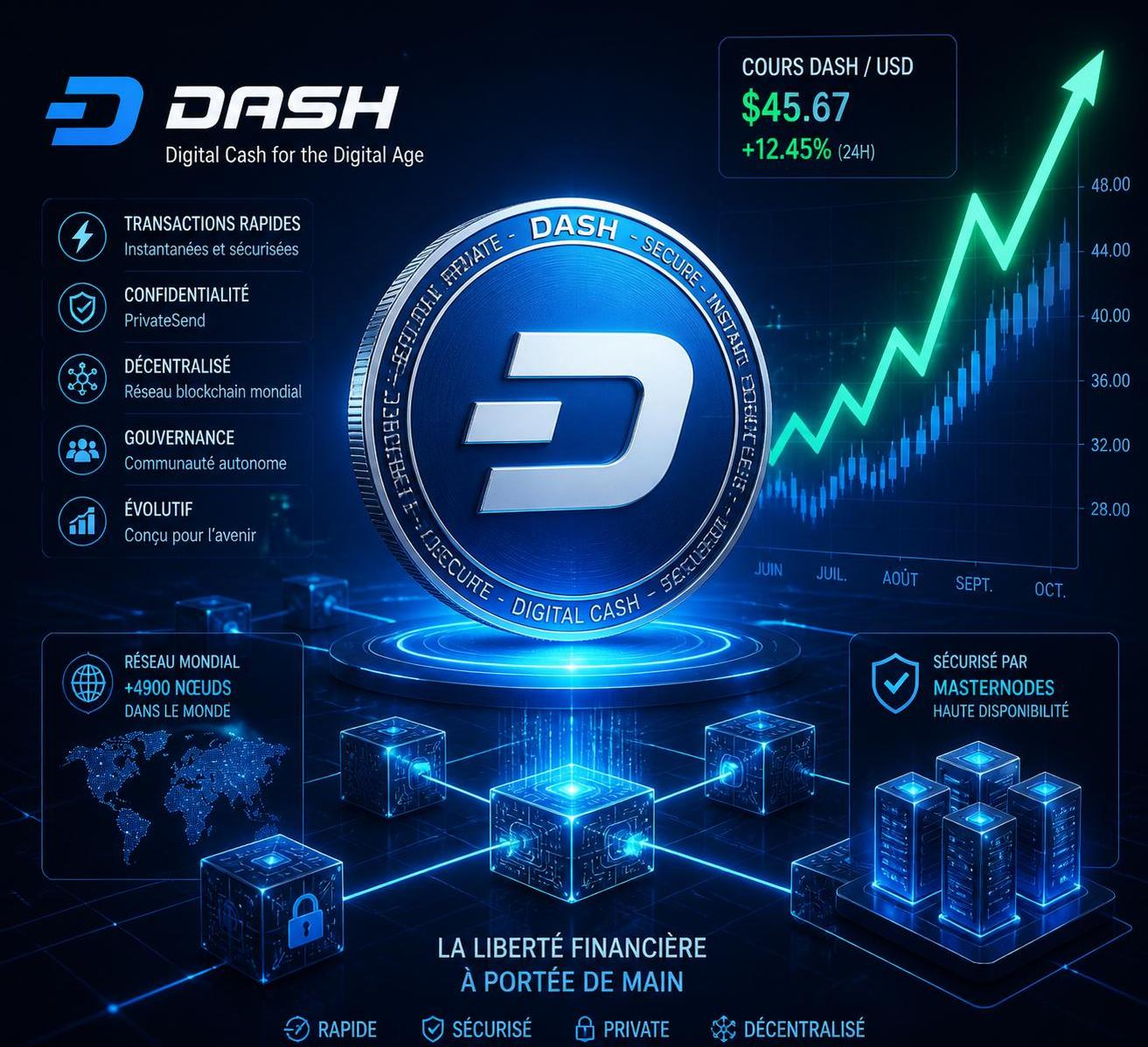 découvrez le retour au sommet historique (ath) du dash crypto et analysez les perspectives d'évolution de son cours pour mieux comprendre son potentiel d'investissement.