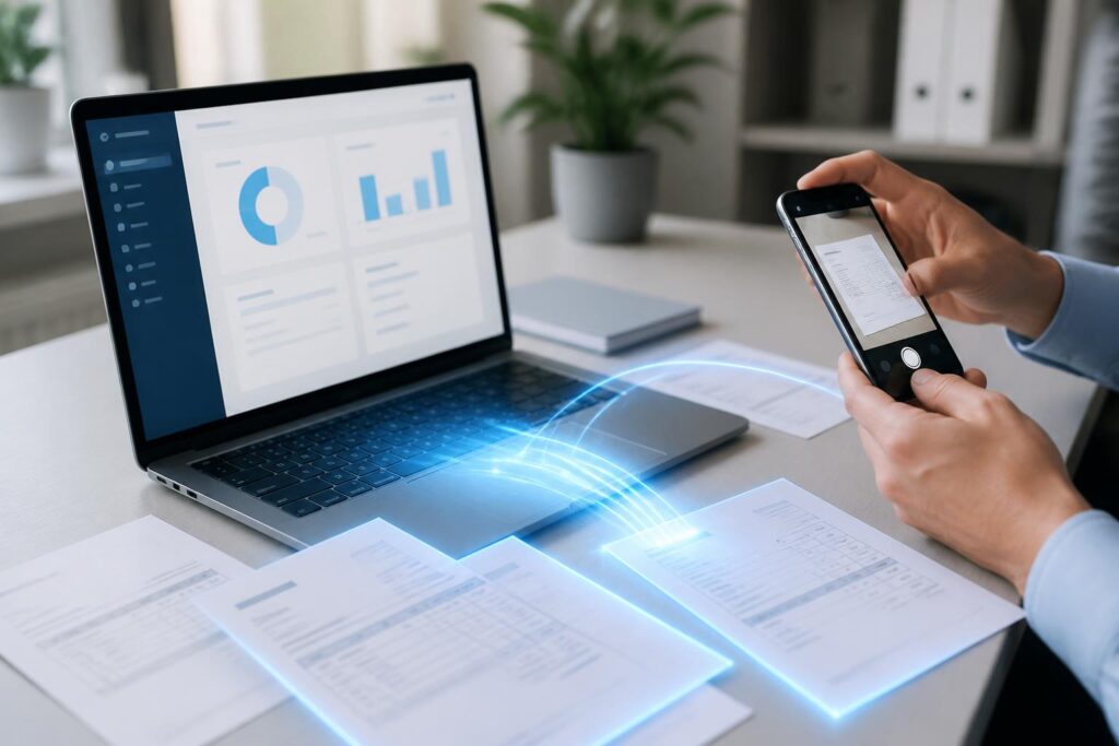digitalise tes factures avec notre générateur de factures : optimisez facilement la gestion comptable et gagnez du temps sans effort.