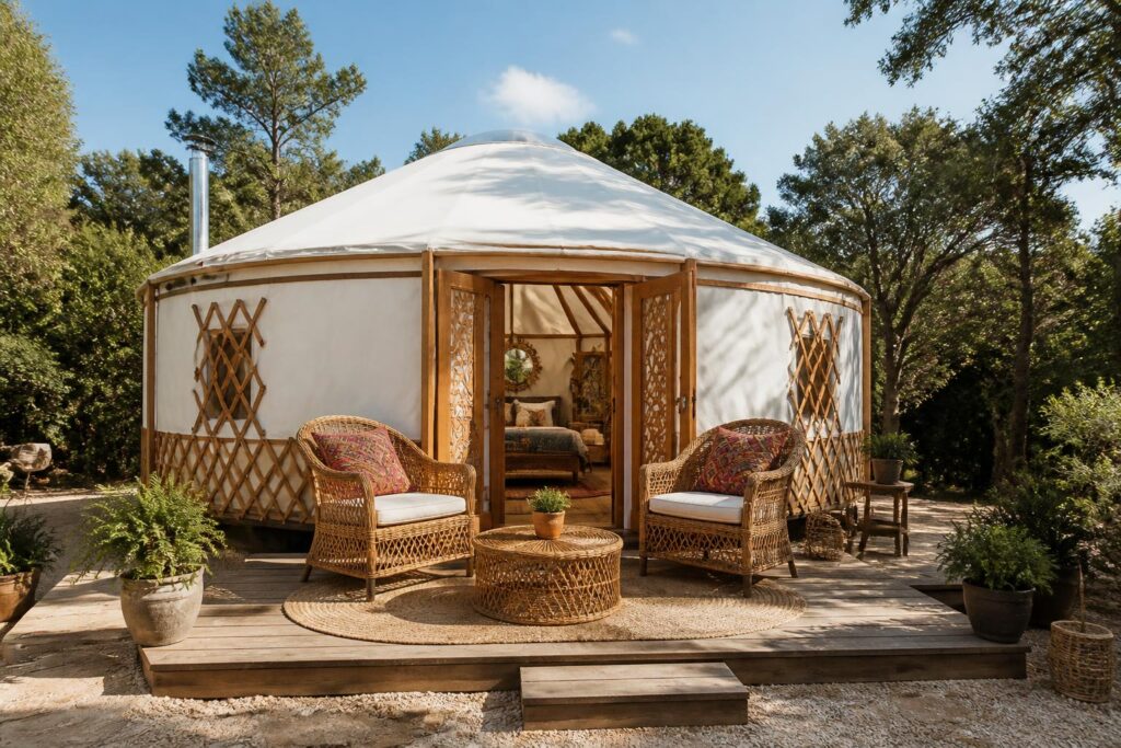 découvrez la yourte clé en main, une solution idéale pour investir dans un habitat bohème sans tracas ni surprise. profitez d'un logement confortable, écologique et prêt à vivre.