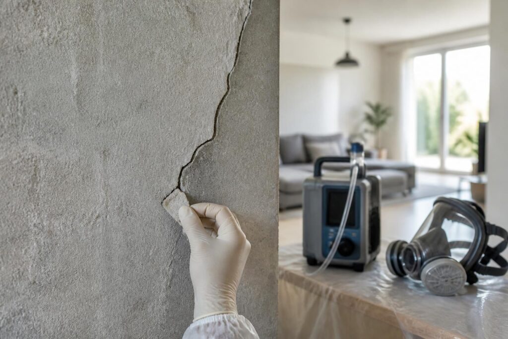 découvrez les risques liés à la présence d'amiante ciment dans les murs de votre logement et comment protéger votre santé efficacement.