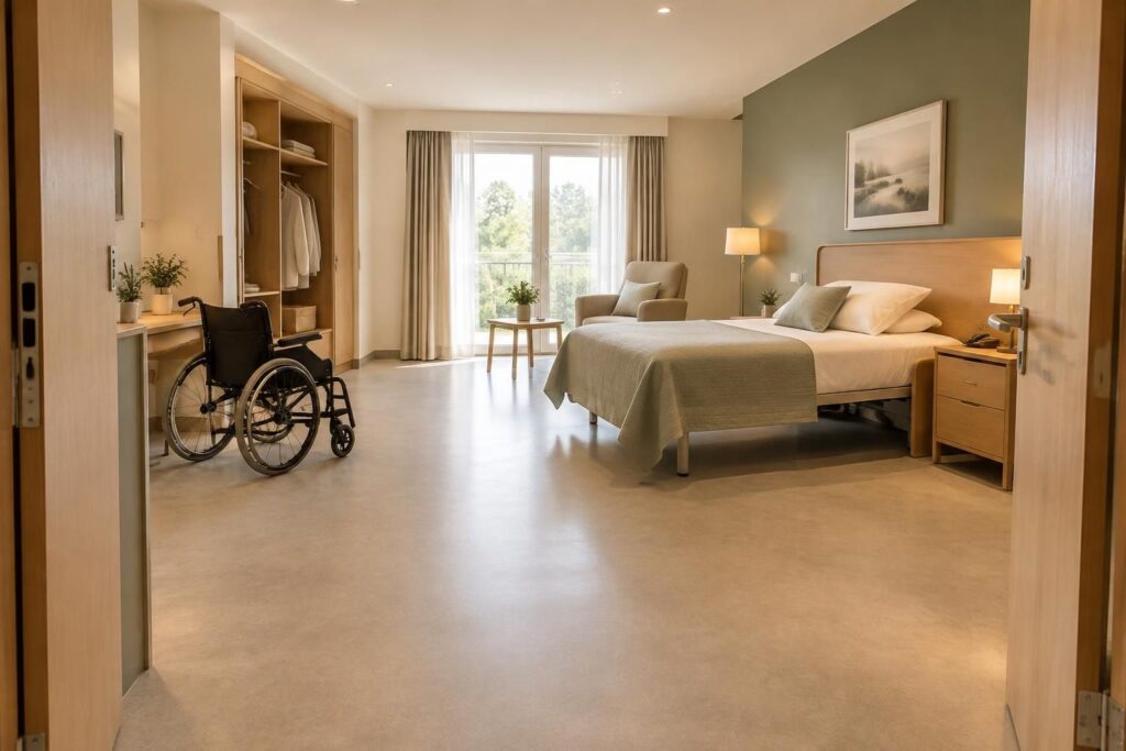 découvrez les dimensions à prévoir pour une chambre pmr afin de faciliter les déplacements, l’accès au mobilier et la sécurité au quotidien.